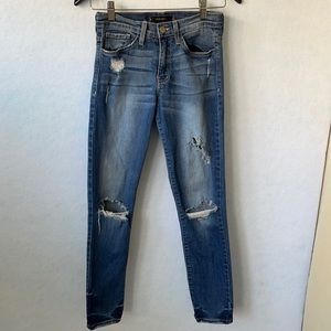 Flying Monkey Distressed Ripped Skinny Jeans